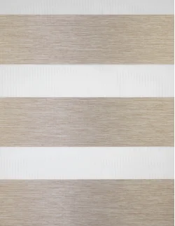 Ρολοκουρτίνα διπλή zebra 11000-05 μπεζ της άμμου