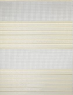 Ρολοκουρτίνα διπλή zebra με πιέτα 78091-02 εκρού