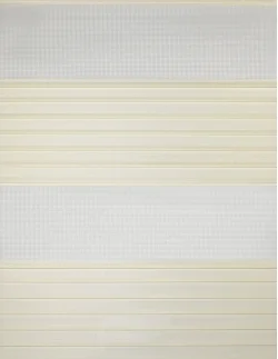 Ρολοκουρτίνα διπλή zebra με πιέτα 78091-02 εκρού