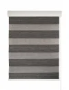 Ρολοκουρτίνα διπλή zebra BAMBU PLISE-06 ανθρακί Ρολοκουρτίνα διπλή zebra BAMBU PLISE-06 ανθρακί