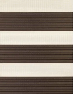 Ρολοκουρτίνα διπλή zebra RM-67 καφέ