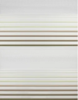 Ρολοκουρτίνα διπλή zebra ντεγκραντέ με πιέτα V-9271 εκρού-μπεζ-λαδί