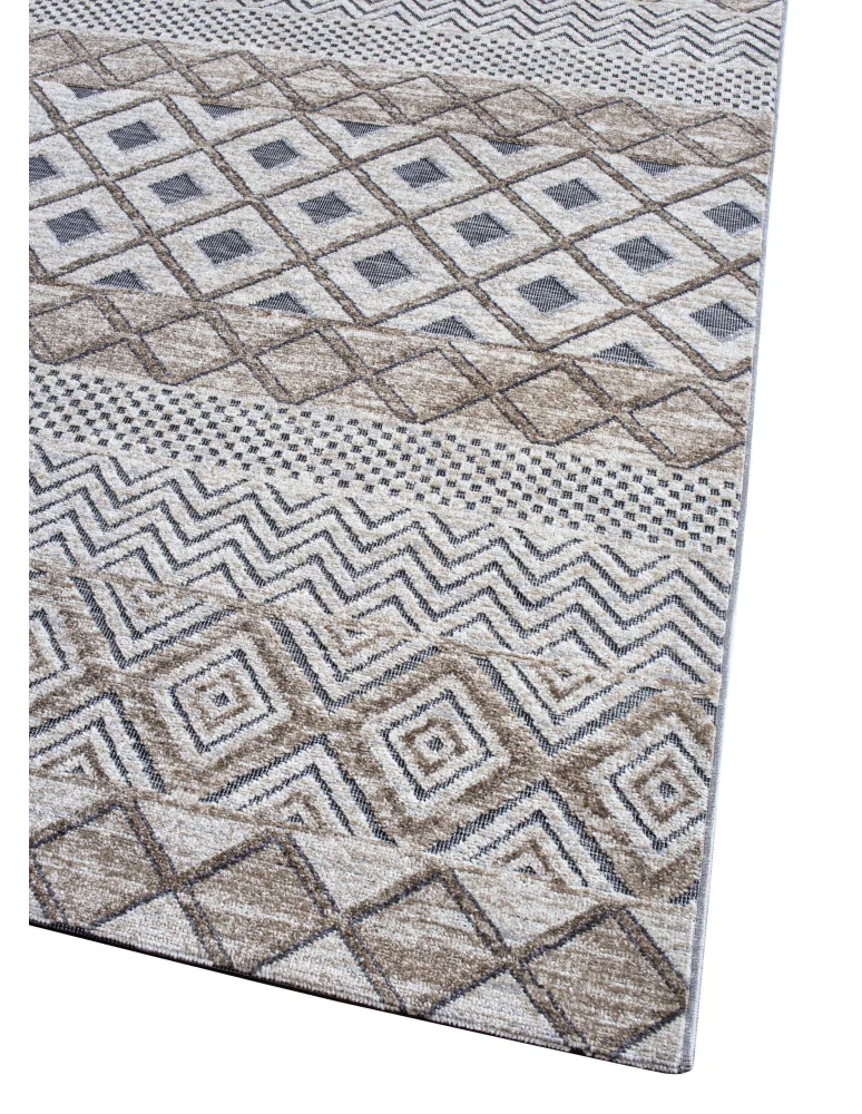 Χαλί 4 εποχών Mambo 8206/975 μπεζ εκρού Boho γεωμετρικά σχέδια με το μέτρο - Colore Colori Χαλί 4 εποχών Mambo 8206/975 μπεζ εκρού Boho γεωμετρικά σχέδια με το μέτρο - Colore Colori