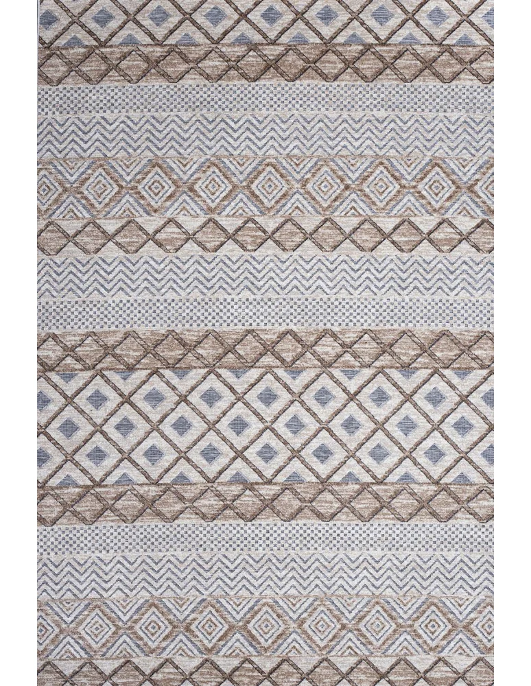 Χαλί 4 εποχών Mambo 8206/975 μπεζ εκρού Boho γεωμετρικά σχέδια με το μέτρο - Colore Colori Χαλί 4 εποχών Mambo 8206/975 μπεζ εκρού Boho γεωμετρικά σχέδια με το μέτρο - Colore Colori