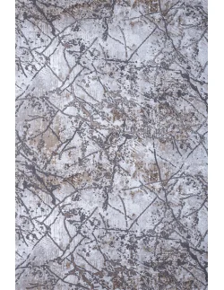 Χαλί αφηρημένο γκρι μπεζ Ostia 7101/976 με το μέτρο - Colore Colori