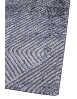 Γραμμικό χαλί γκρι μπλε Ostia 7100/953 με το μέτρο - Colore Colori