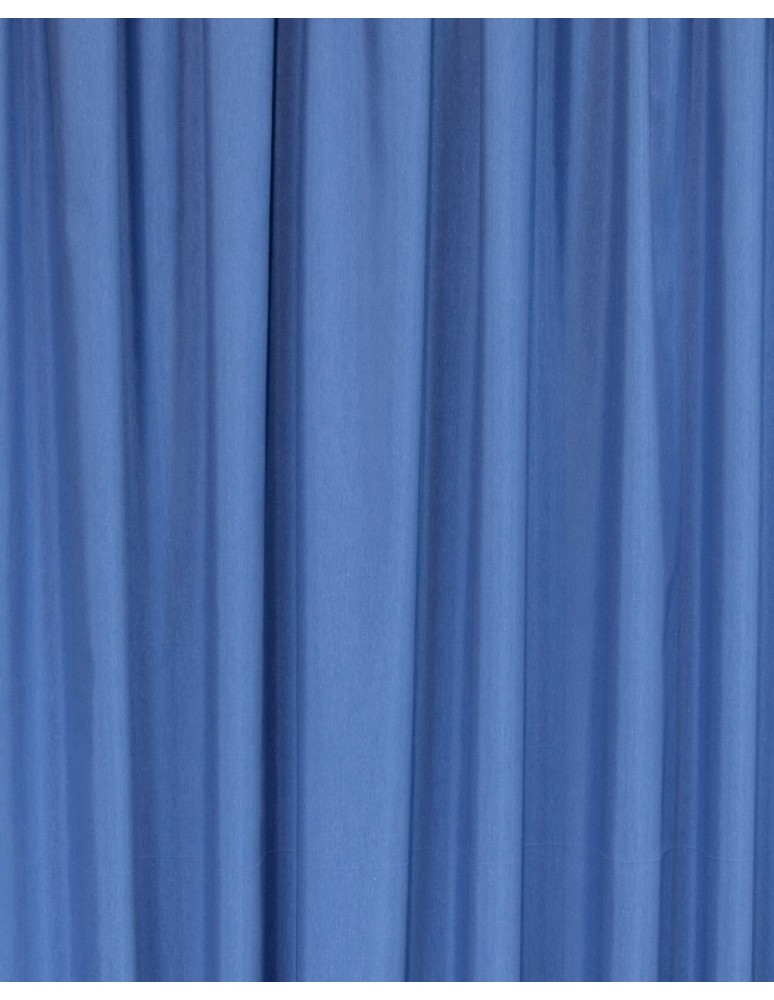 Έτοιμη κουρτίνα (200x280) - Λονέτα DECO μπλε + Δώρο δέστρα φουρκέτα, σε 78 χρώματα