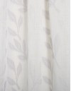 Έτοιμη ραμμένη κουρτίνα με ειδική τρέσα διπλής τοποθέτησης LUXURY - Γάζα ζακάρ εκρού-γκρι ημιδιάφανη