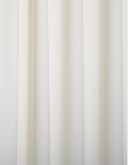 Έτοιμη ραμμένη κουρτίνα με ειδική τρέσα διπλής τοποθέτησης LUXURY - Ζακάρ Affinity ιβουάρ αδιάφανο