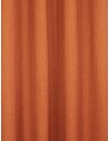 Έτοιμη ραμμένη κουρτίνα με κρίκους (140x270)- Ζακάρ ματ κεραμιδί/πορτοκαλί αδιάφανο