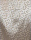 Έτοιμη ραμμένη κουρτίνα με κρίκους (140x278)- Ταφτάς ζακάρ με λινό μπεζ-εκρού αδιάφανος