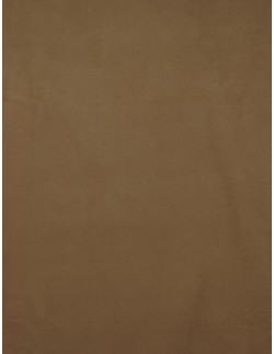 Έτοιμη ραμμένη κουρτίνα με κρίκους (140x280)- Βελουτέ viscose καφέ ανοιχτό αδιάφανο