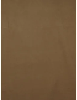 Έτοιμη ραμμένη κουρτίνα με κρίκους (140x280)- Βελουτέ viscose καφέ ανοιχτό αδιάφανο