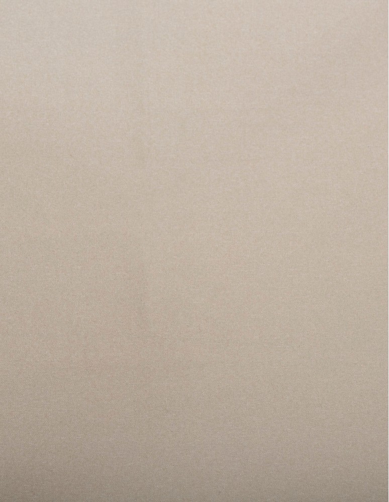Έτοιμη ραμμένη κουρτίνα με κρίκους (200x280) - Ζακάρ ανοιχτό λαδί-μπεζ μονόχρωμο αδιάφανο