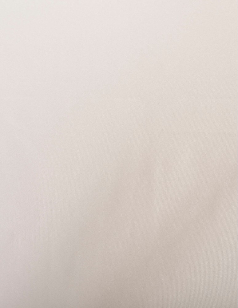 Έτοιμη ραμμένη κουρτίνα με κρίκους (200x280) - Ζακάρ εκρού μονόχρωμο αδιάφανο