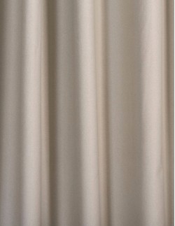 Έτοιμη ραμμένη κουρτίνα με κρίκους (200x280) - Ζακάρ γκρεζ μονόχρωμο αδιάφανο