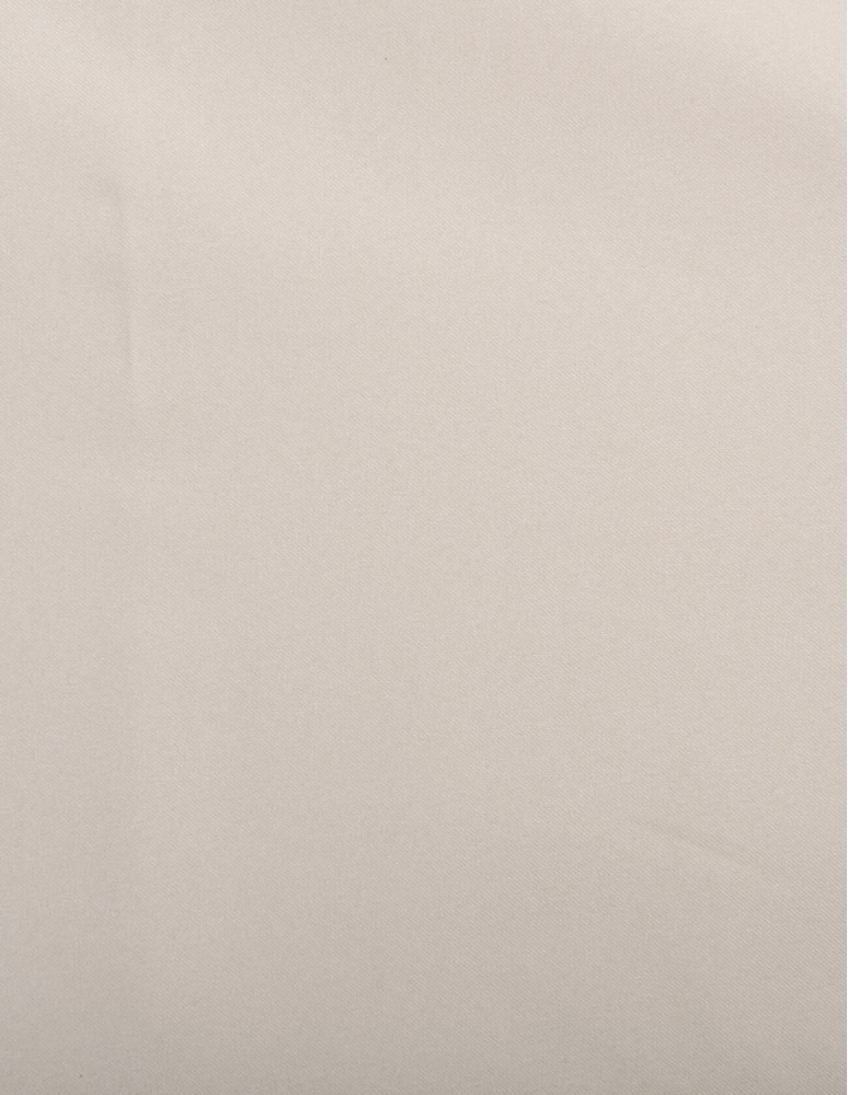 Έτοιμη ραμμένη κουρτίνα με κρίκους (200x280) - Ζακάρ κρεμ μονόχρωμο αδιάφανο