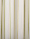 Έτοιμη ραμμένη κουρτίνα με κρίκους (200x280) - Ζακάρ λευκό-λαχανί ημιδιάφανο