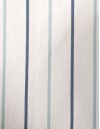 Έτοιμη ραμμένη κουρτίνα με κρίκους (200x280) - Ζακάρ λευκό-μπλε-σιέλ ημιδιάφανο