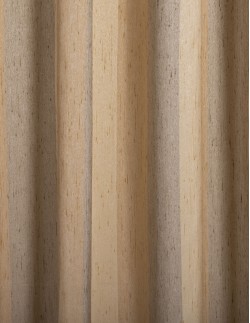 Έτοιμη ραμμένη κουρτίνα με κρίκους (200x280) - Ζακάρ μπεζ-καφέ αδιάφανο