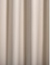 Έτοιμη ραμμένη κουρτίνα με κρίκους (200x280) - Ζακάρ μπεζ της άμμου μονόχρωμο αδιάφανο