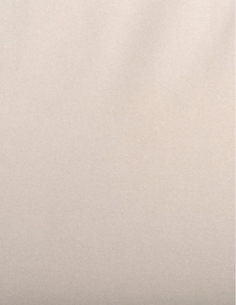 Έτοιμη ραμμένη κουρτίνα με κρίκους (200x280) - Ζακάρ μπεζ της άμμου μονόχρωμο αδιάφανο