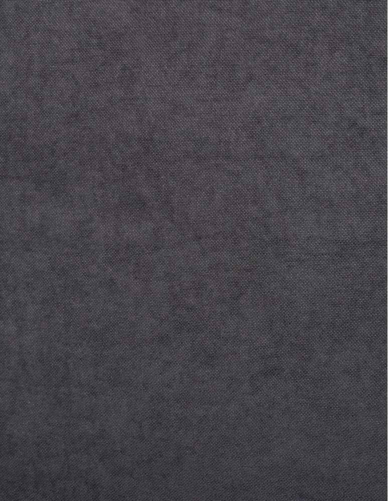 Έτοιμη ραμμένη κουρτίνα με κρίκους (200x283)- Velour Suet ανθρακί αδιάφανη