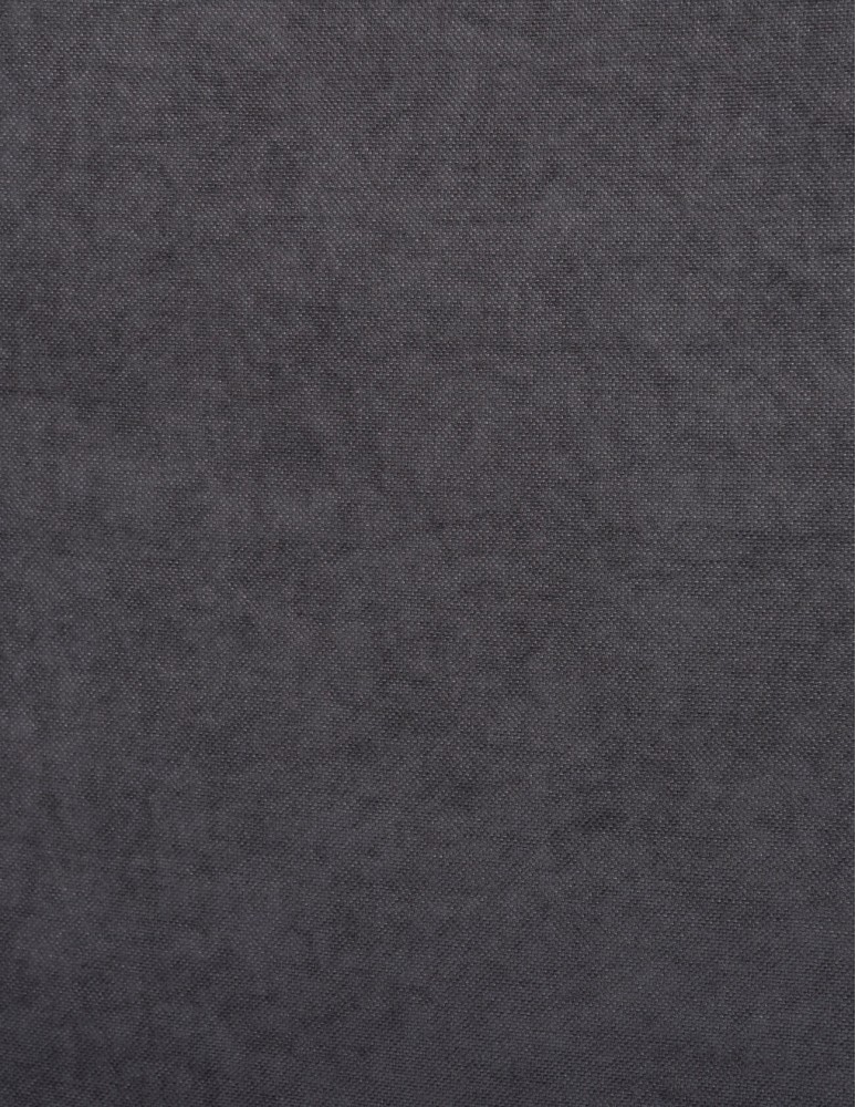 Έτοιμη ραμμένη κουρτίνα με κρίκους (200x283)- Velour Suet ανθρακί αδιάφανη