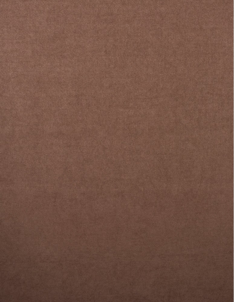 Έτοιμη ραμμένη κουρτίνα με κρίκους (200x283)- Velour Suet καφέ αδιάφανη