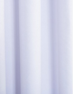 Έτοιμη ραμμένη κουρτίνα με κρίκους (200x283)- Velour Suet λευκή αδιάφανη