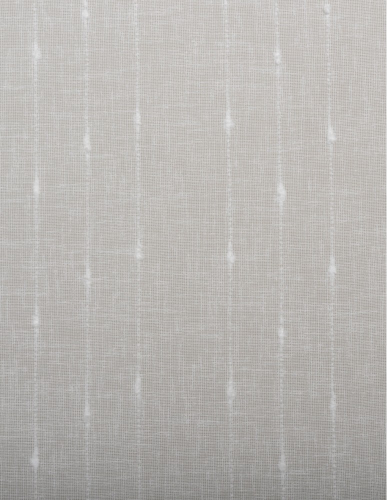 Έτοιμη ραμμένη κουρτίνα με κρίκους (280x280) - Ημίλινη γάζα λευκή ημιδιάφανη