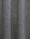 Έτοιμη ραμμένη κουρτίνα με κρίκους (280x280)- Ημίλινη γάζα μονόχρωμη γκρι αρζάν ημιδιάφανη
