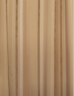 Έτοιμη ραμμένη κουρτίνα με τρέσα (200x280)- Πλαϊνό ζακάρ ριγέ πολύχρωμο αδιάφανο