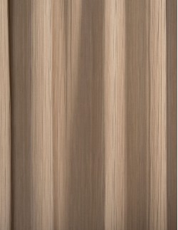 Έτοιμη ραμμένη κουρτίνα με τρέσα (200x280) - Ζακάρ καφέ/λαδί μονόχρωμο αδιάφανο