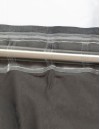 Έτοιμη ραμμένη κουρτίνα με τρέσα (200x290) - Velour Suet εκαϊ αδιάφανη με ειδική τρέσα διπλής τοποθέτησης