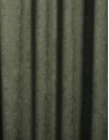 Έτοιμη ραμμένη κουρτίνα με τρέσα (200x290) - Velour Suet κυπαρισσί αδιάφανη με ειδική τρέσα διπλής τοποθέτησης