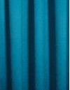 Έτοιμη ραμμένη κουρτίνα με τρέσα (200x290) - Velour Suet πετρόλ αδιάφανη με ειδική τρέσα διπλής τοποθέτησης