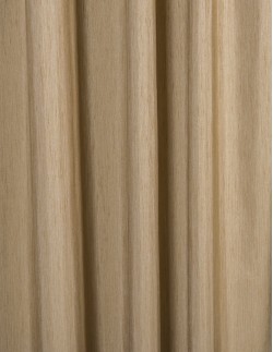 Έτοιμη ραμμένη κουρτίνα με τρέσα (200x300) - Ταφτάς Ζακάρ χρυσό μονόχρωμη αδιάφανη