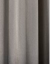 Έτοιμη ραμμένη κουρτίνα με τρέσα (200x300) - Ταφτάς Ζακάρ γκρι- λαδί μονόχρωμη αδιάφανη