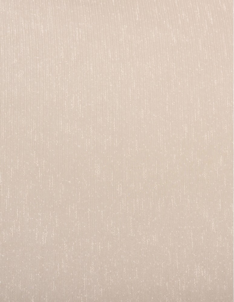 Έτοιμη ραμμένη κουρτίνα με τρέσα (280x280) - Ζέρσεϊ μονόχρωμη μπεζ ημιδιάφανη