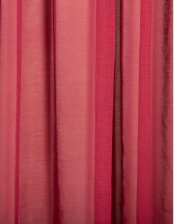Έτοιμη ραμμένη κουρτίνα με τρέσα (300x280) - Γάζα μονόχρωμη φούξια ημιδιάφανη