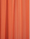 Έτοιμη ραμμένη κουρτίνα με τρέσα (300x280)- Γάζα μονόχρωμη πορτοκαλί ημιδιάφανη