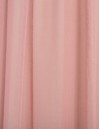 Έτοιμη ραμμένη κουρτίνα με τρέσα (300x280)- Γάζα μονόχρωμη ροζ ημιδιάφανη