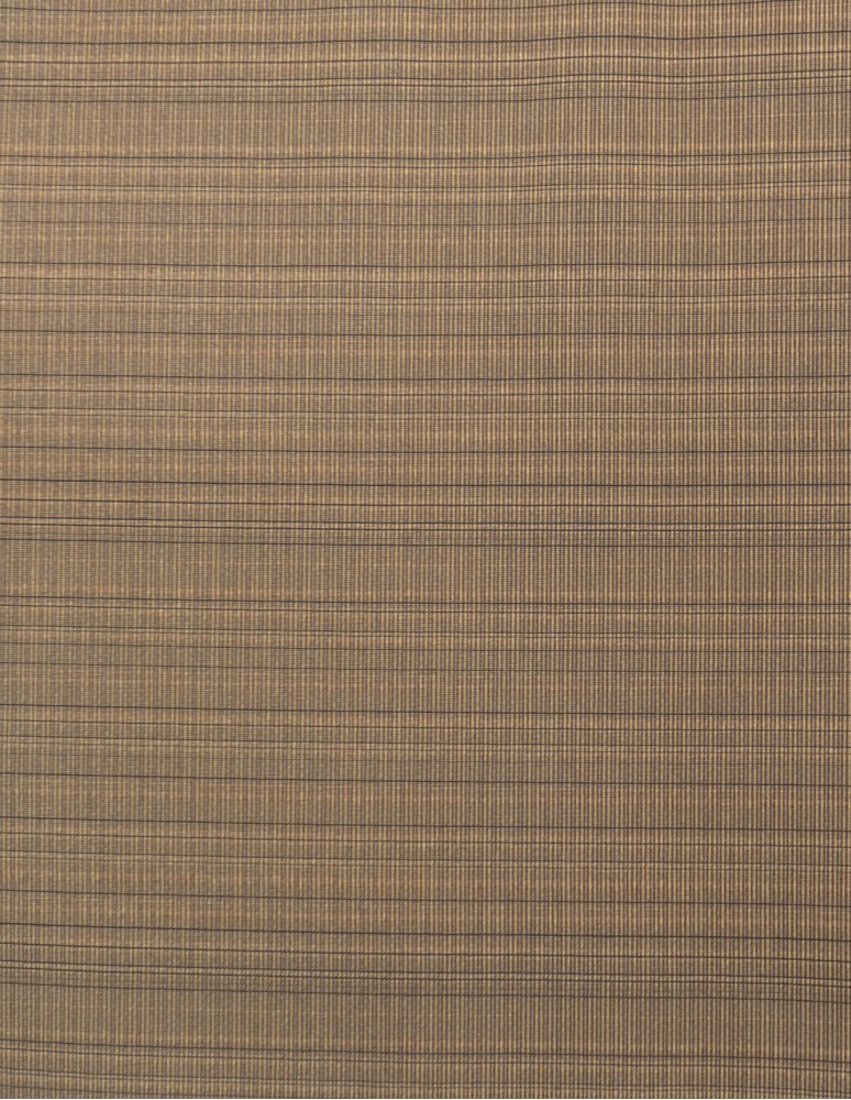 Έτοιμη ραμμένη κουρτίνα με τρέσα (300x280)- Οργάντζα μονόχρωμη καφέ διάφανη