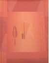 Έτοιμη ραμμένη κουρτίνα με τρέσα (300x280) - Οργάντζα πορτοκαλί ημιδιάφανη