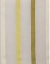 Έτοιμη ραμμένη κουρτίνα με τρέσα (300x280)- Οργάντζα ριγέ εκρού - λαχανί ημιδιάφανη