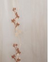 Έτοιμη ραμμένη κουρτίνα με τρέσα (300x280)- Οργάντζα ζακάρ χρυσό/καφέ διάφανη