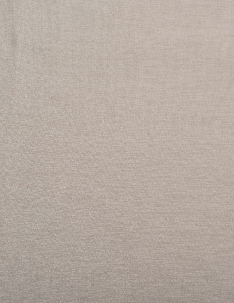 Έτοιμη ραμμένη κουρτίνα με τρέσα (300x280) - Ζακάρ μονόχρωμη γκρεζ ημιδιάφανη