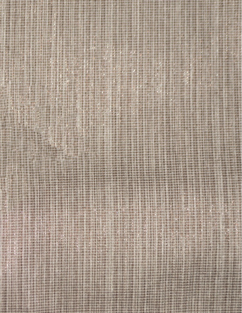 Έτοιμη ραμμένη κουρτίνα με τρέσα (300x285)- Ταφτάς ζακάρ καφέ αδιάφανος