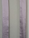 Έτοιμη ραμμένη κουρτίνα με τρέσα (300x290)- Οργάντζα ζακάρ γκρι/μωβ ημιδιάφανη